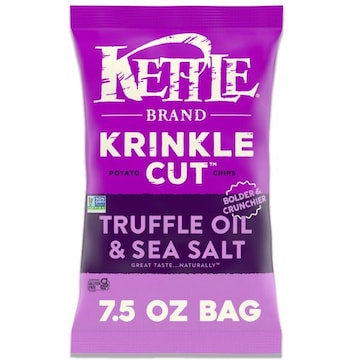 Kettle Brand® Krinkle Cut Krinkle Cut Truffle Oil & Sea Salt Kettle Potato Chips