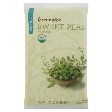 GreenWise Sweet Peas, Organic, Family Size