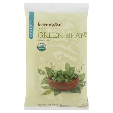 GreenWise Green Beans, Organic, Cut, Family Size