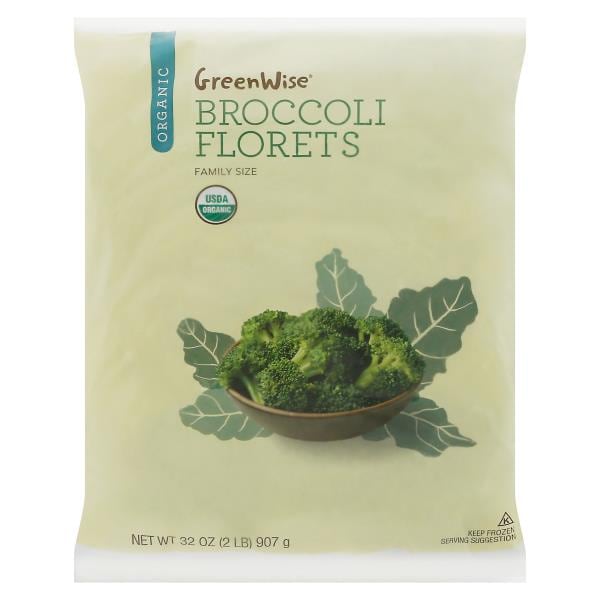 GreenWise Broccoli Florets, Organic, Family Size | Publix Super