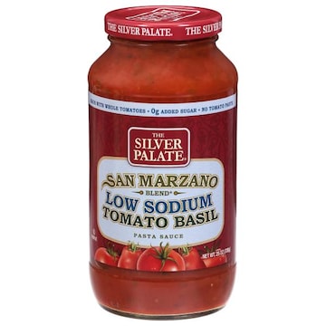 The Silver Palate Low Sodium San Marzano Blend Tomato Basil Pasta Sauce