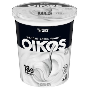 Oikos Yogurt, Nonfat, Anything But Plain, Blended Greek