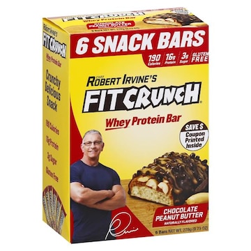 FitCrunch BAKED BAR, HIGH PROTEIN, CHOCOLATE PEANUT BUTTER