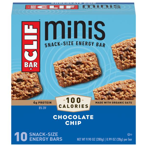 CLIF CLIF BAR Minis Chocolate Chip Made with Organic Oats NonGMO