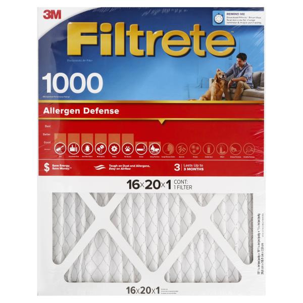 3M Filtrete Air Filter, High Performance, 1000 Publix Super Markets