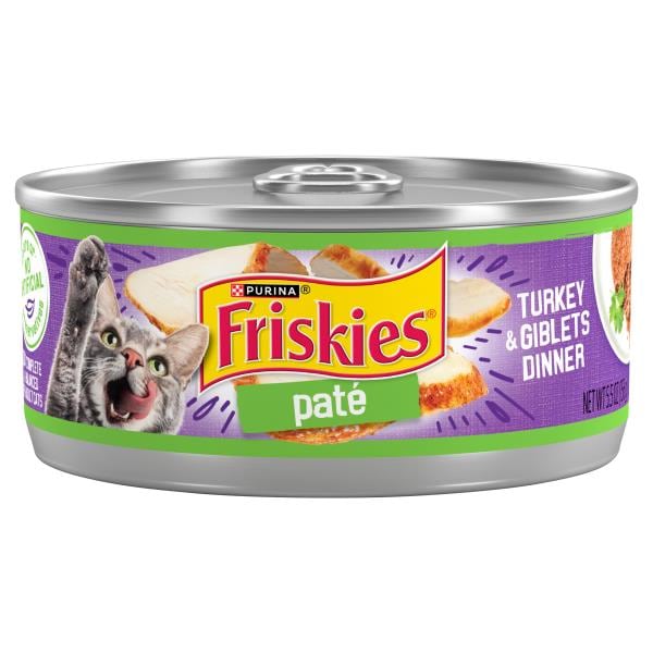 Friskies Cat Food, Turkey & Giblets Dinner, Pate | Publix Super Markets