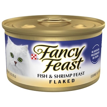 Fancy Feast Flaked Fish & Shrimp Feast Cat Food