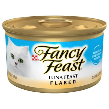 Fancy Feast Cat Food, Gourmet, Tuna Feast, Flaked