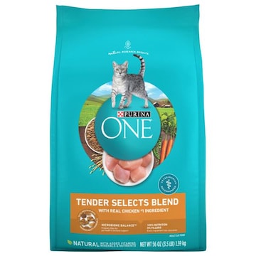 Purina One Cat Food, Tender Selects Blend with Real Chicken, Adult