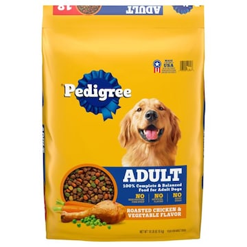 Pedigree Food for Dogs, Roasted Chicken & Vegetable Flavor, Adult