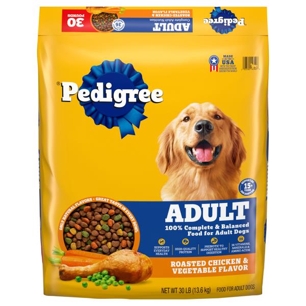 Pedigree Dog Food, Complete Nutrition, Roasted Chicken, Rice
