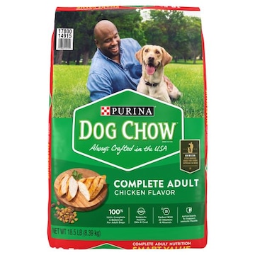 Purina One Dog Chow Dog Food, Complete Adult, Chicken Flavor, Smart Value