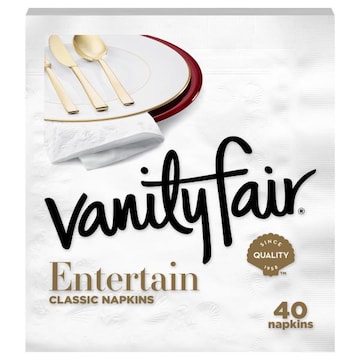 Vanity Fair Napkins, Classic, Entertain, 3-Ply