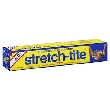 Stretch Tite Plastic Food Wrap, Premium, 250 Square Feet