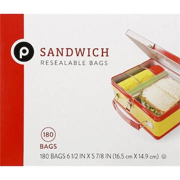 Publix Resealable Bags, Sandwich