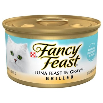 Fancy Feast Cat Food, Gourmet, Tuna Feast in Gravy, Grilled