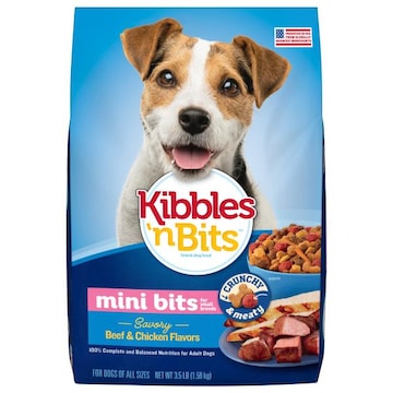 Kibbles 'n Bits All Sizes Savory Beef & Chicken Flavors Mini Bits Dog Food