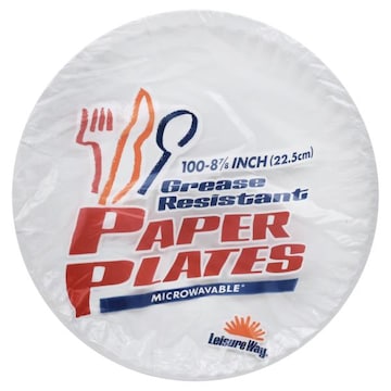 Leisure Way Plates, Paper, 8-7/8 Inch