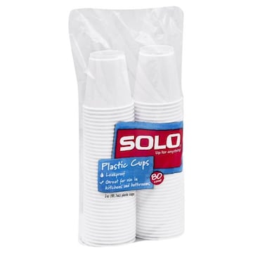 Solo Plastic Cups, 3 oz