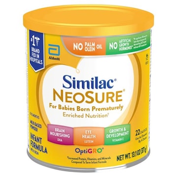 Similac NeoSure Infant Formula with Iron, OptiGro, Milk-Based Powder, 0-12 Months