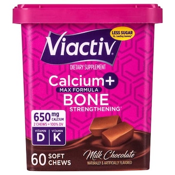 Viactiv Calcium + Bone Strengthening Milk Chocolate Soft Chews