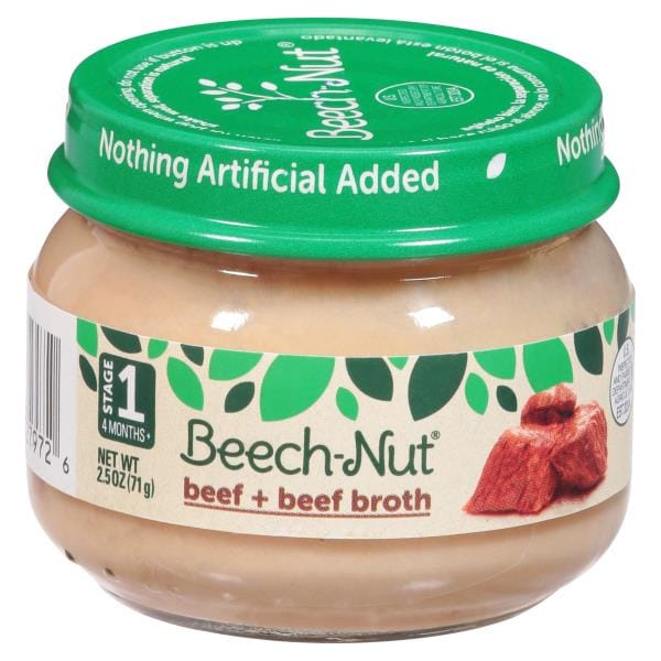 BeechNut Beef + Beef Broth, Stage 1 (4 Months+) Publix Super Markets