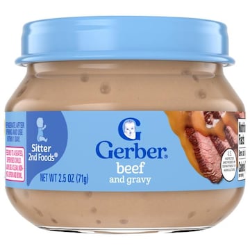 Gerber Sitter 2nd Foods Beef and Gravy