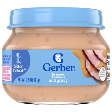 Gerber Sitter 2nd Foods Ham and Gravy