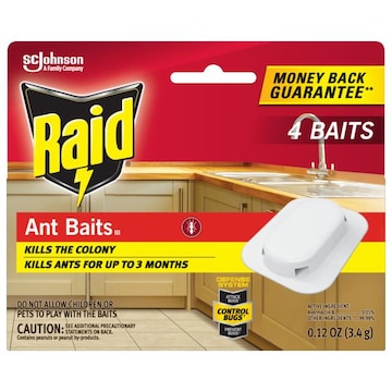 Raid Ant Baits Indoor Ant Killer - 0.12oz/4ct
