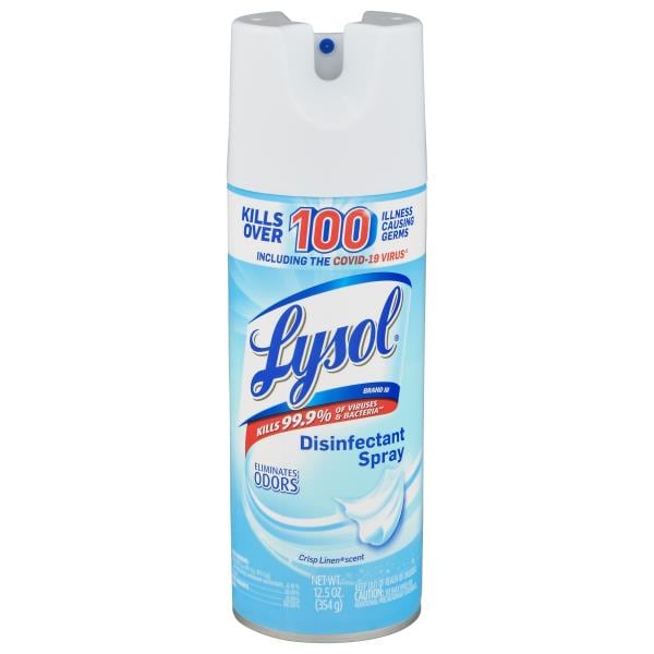 Lysol Disinfectant Spray, Crisp Linen Scent | Publix Super Markets