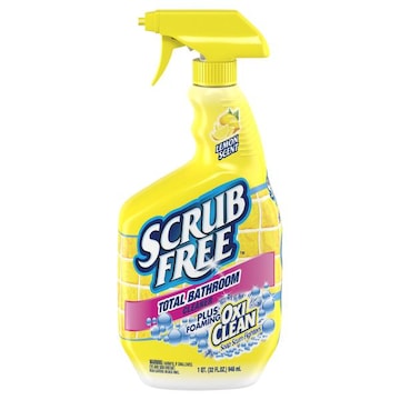 Scrub Free Bathroom Cleaner, Total, Lemon Scent