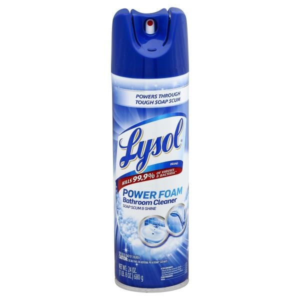 LYSOL® Bathroom Cleaner, Power Foam | Publix Super Markets