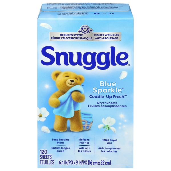 Snuggle Dryer Sheets, Blue Sparkle Publix Super Markets