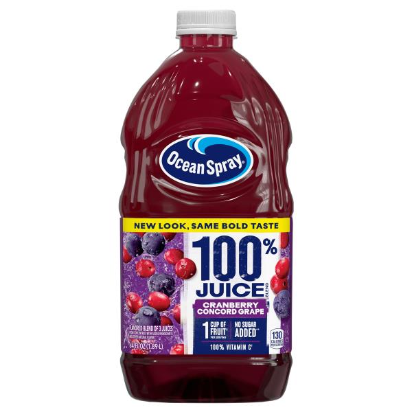 Ocean Spray 100% Juice, Cranberry Concord Grape | Publix Super Markets