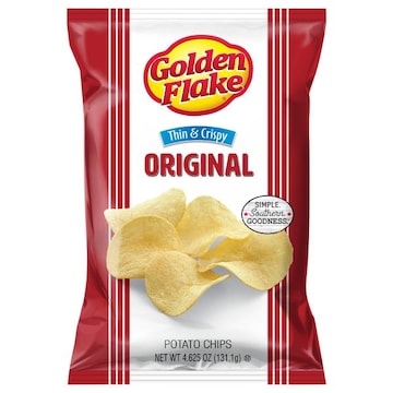 Golden Flake Potato Chips, Original, Thin & Crispy