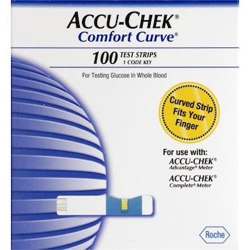 Accucheck Comfort Curve Test Strips 100ct