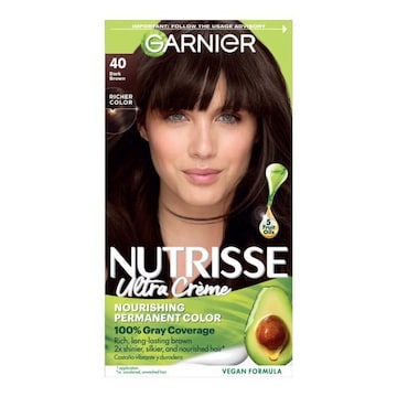 Garnier Nutrisse Nourishing Hair Color Creme 40 Dark Brown (Dark Chocolate)
