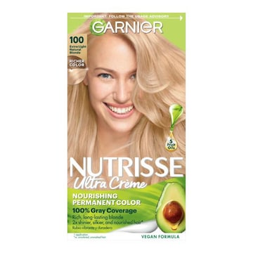 Garnier Nutrisse Nourishing Hair Color Creme 100 Extra-Light Natural Blonde (Chamomile)