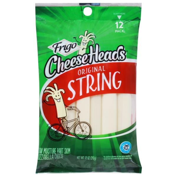 Frigo Cheese Heads String Cheese, Mozzarella, Original Publix Super