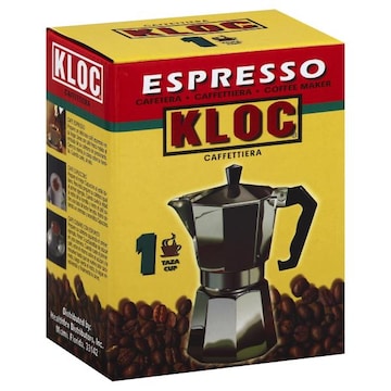 Kloc Coffee Maker, Espresso, 1 Cup