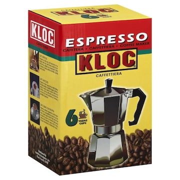 Kloc Coffee Maker, Espresso, 6 Cups
