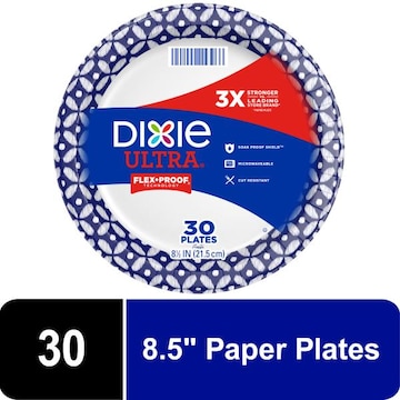 Dixie Plates, 8-1/2 Inch