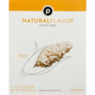 Publix Popcorn, Natural Flavor