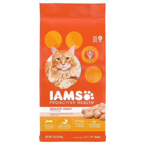 Iams Proactive Health Cat Nutrition, Premium, Chicken, Healthy Adult