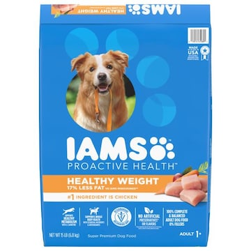 IAMS Proactive Health Dog Food, Super Premium, Healthy Weight, Adult 1+