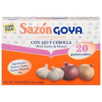 Sazon Goya Seasoning, with Garlic & Onion, Econo Pak