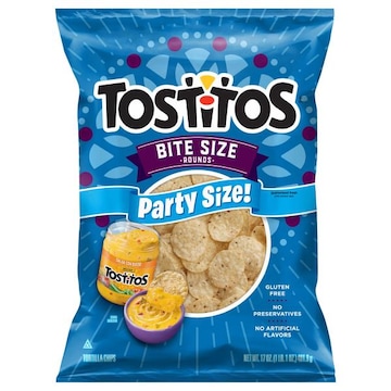 Tostitos Tortilla Chips, Bite Size, Party Size