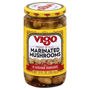 Vigo Mushrooms, Marinated, in Vinegar Marinade