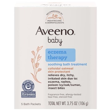 Aveeno Baby Eczema Therapy Soothing Bath Treatment