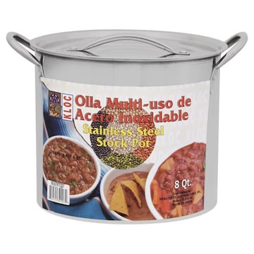Kloc Stock Pot, Stainless Steel, 8 Qt